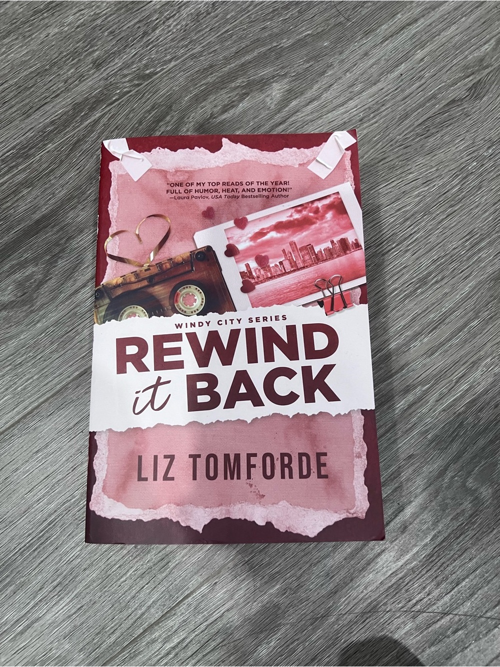 Rewind It Back by Liz Tomforde - sprayed edge Paperback